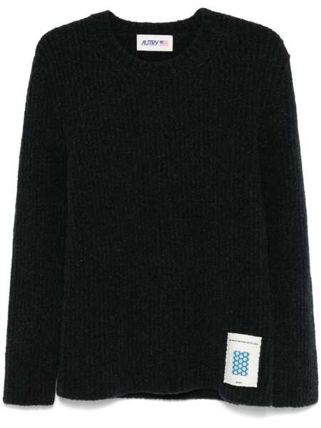  Autry Ribbed Sweater - Grey 