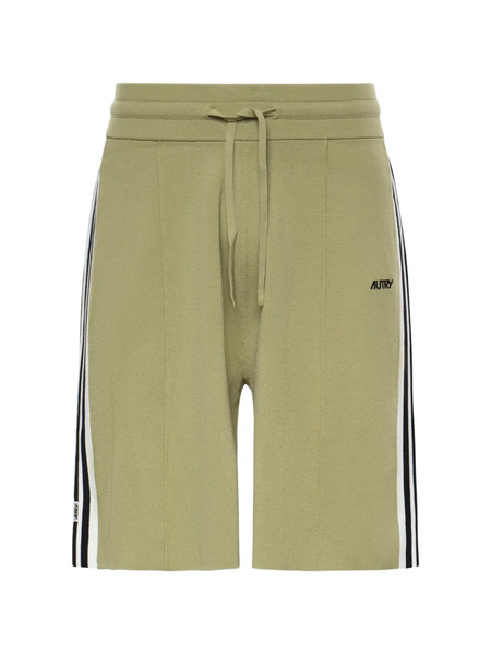  Autry Sied-stripe Shorts - Green 