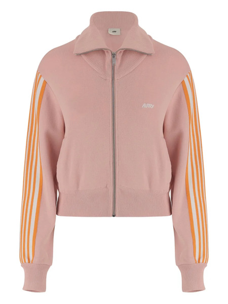  Autry Stripe-detail Zip-fastening Hacket - Pink 