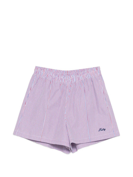  Autry Striped Embroidered Shorts 