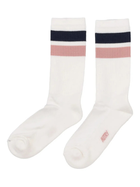  Autry Striped Socks - White 