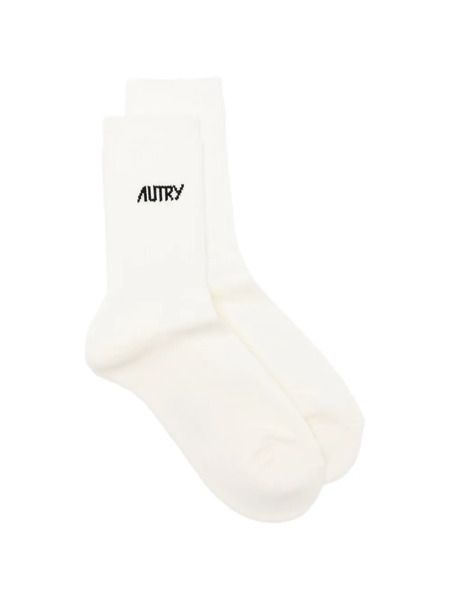  Autry Unic Stars Logo-detail Socks - Neutrals 