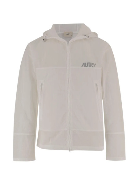  Autry Zip-fastening Hooded Jacket - White 