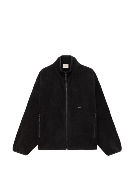  Autry Zip Fleece Jacket - Black 