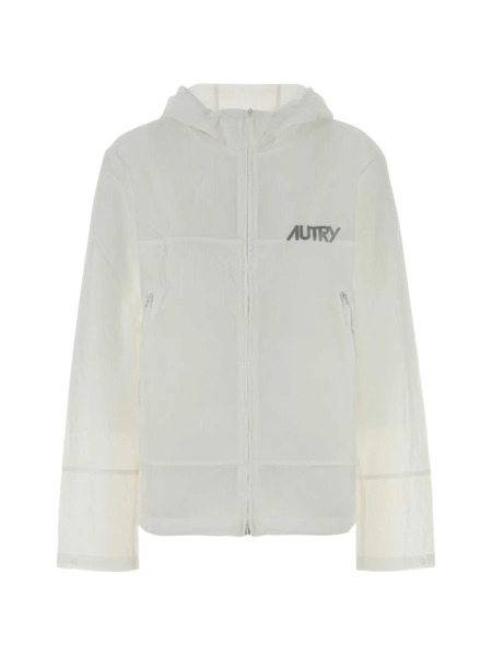  Autry Zip-up Ripstop Jacket - White 