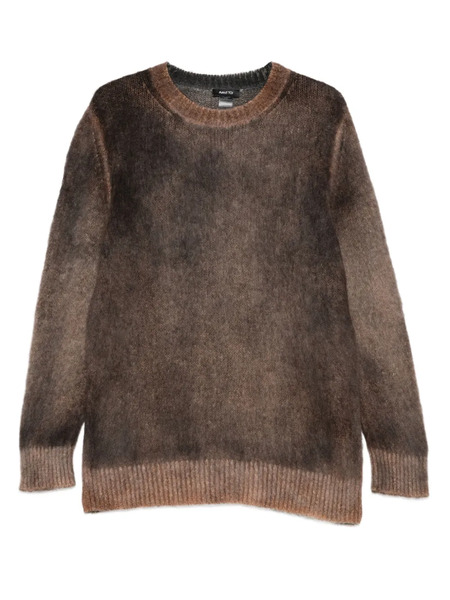  Avant Toi Brushed Crew-neck Sweater - Brown 