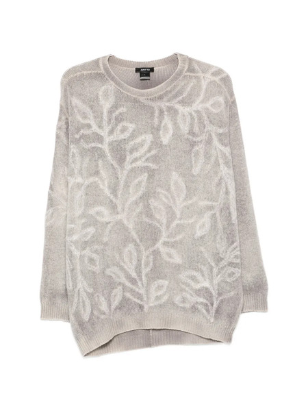  Avant Toi Floral Crew-neck Sweater - Neutrals 