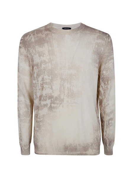  Avant Toi Patterned Sweater - Neutrals 