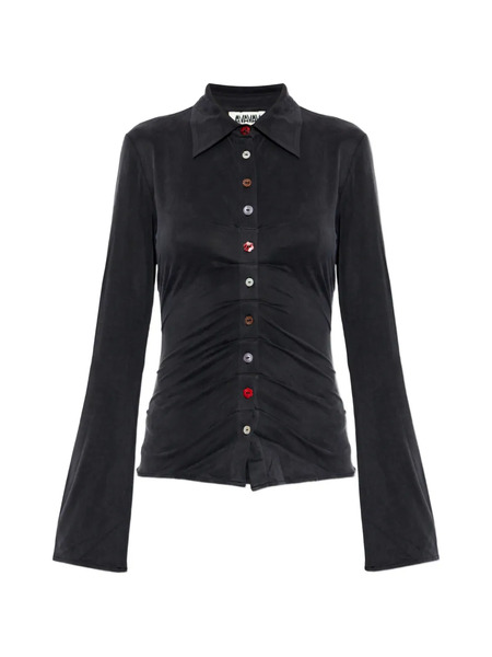  Avavav Buttoned Long-sleeve Shirt - Black 