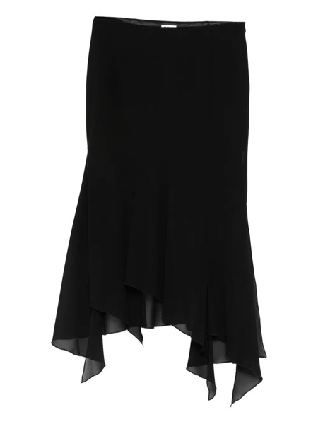  Avavav Kajsa Asymmetric Midi Skirt - Black 
