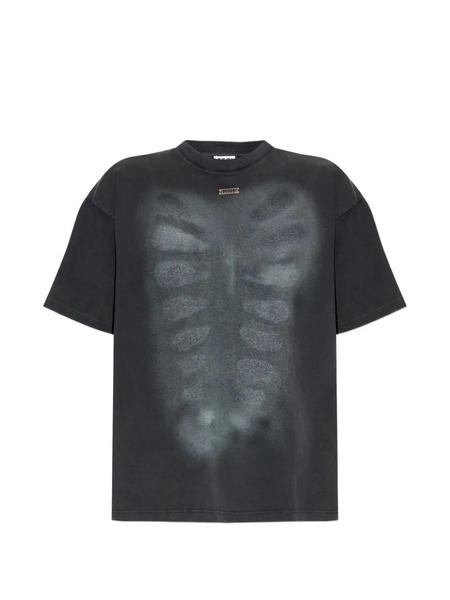  Avavav Skeleton Plaque T-shirt - Black 