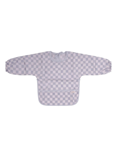  Avery Row Checked Long-sleeve Bib - White 