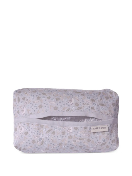  Avery Row Floral-print Wipes Cover - Grey 