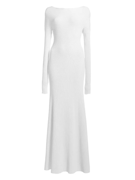  A.w.a.k.e. Mode Off-shoulder Maxi Dress - White 