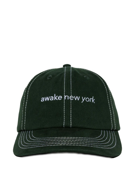  Awake Ny Logo-embroidered Baseball Cap - Green 