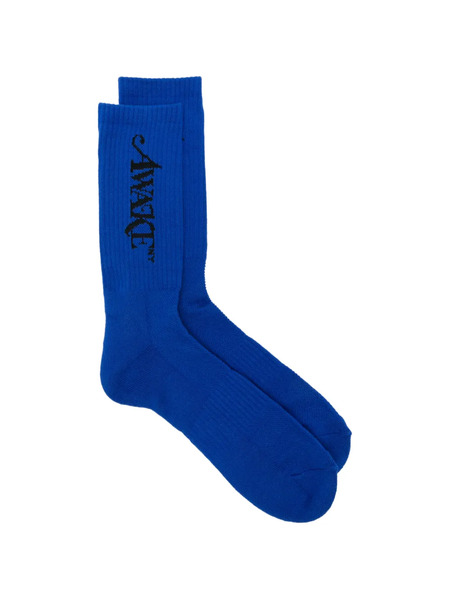  Awake Ny Logo Socks - Blue 