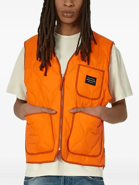  Awake Ny Quilted Gilet - Orange 