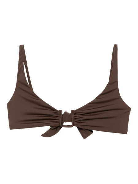  Away That Day Palma Bikini Top - Brown 