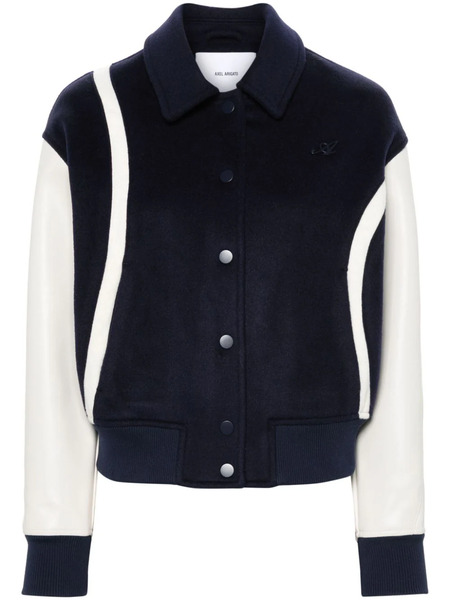  Axel Arigato Bay Logo-embroidered Bomber Jacket - Blue 