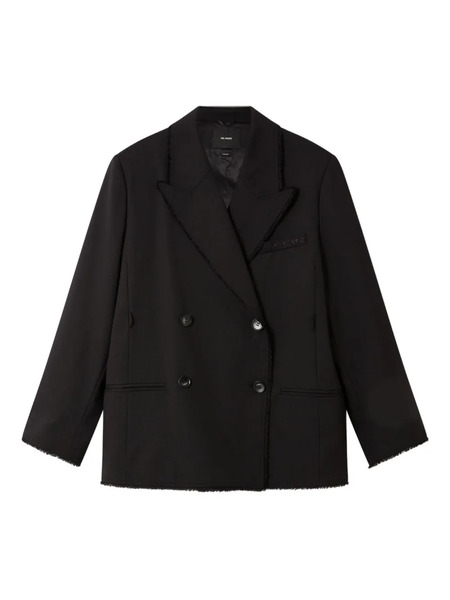  Axel Arigato Frayed Double-breasted Blazer - Black 