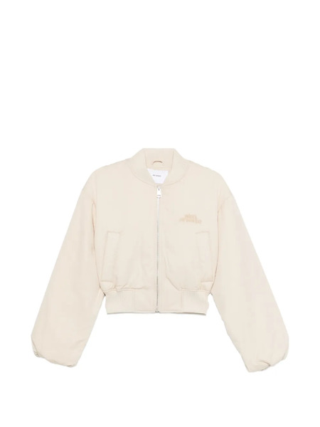  Axel Arigato Lola Zipped Bomber Jacket - Neutrals 