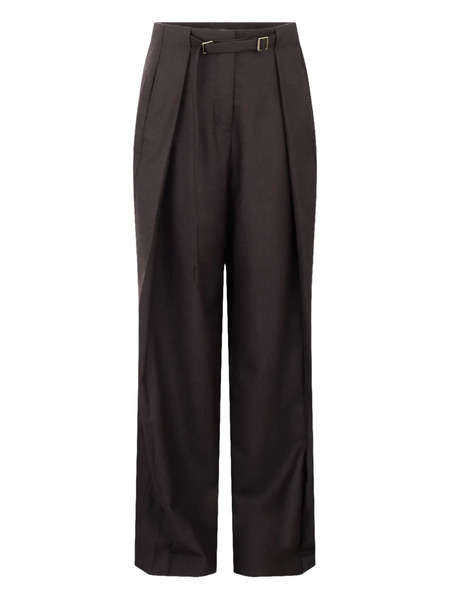  Aya Muse Belted Trousers - Brown 