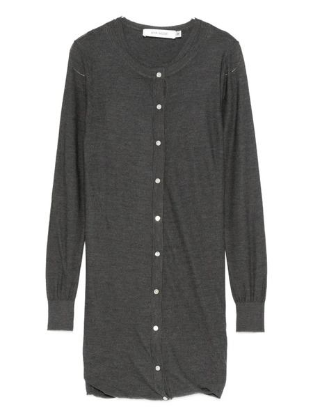  Aya Muse Eira Buttoned Mini Dress - Grey 