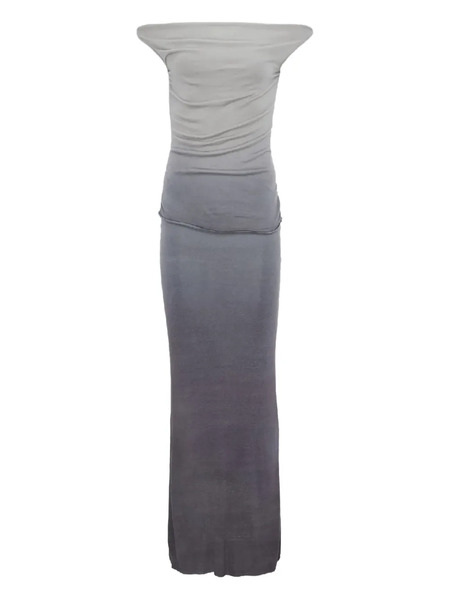  Aya Muse Hali Gradient-effect Dress - Grey 