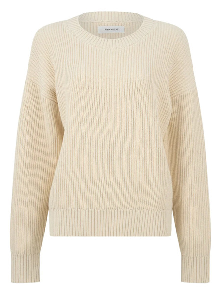 Aya Muse Round-neck Sweater - Neutrals 