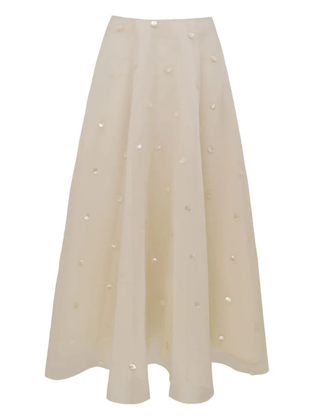  Azeeza Sorcha Sequined Skirt - Neutrals 