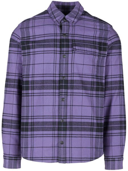  Aztech Mountain Checked Shirt - Purple 