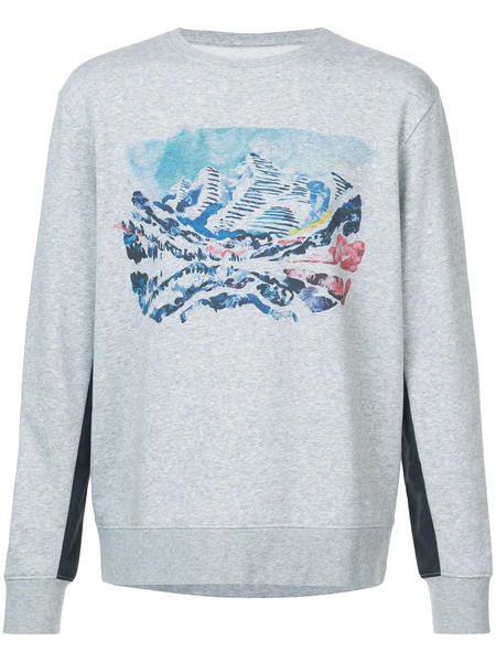  Aztech Mountain Crater Lake Sweatshirt - Grey 