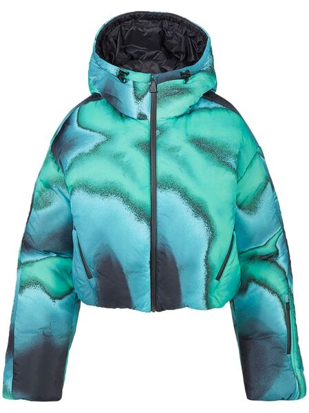  Aztech Mountain Daisy Nuke Hooded Ski Jacket - Blue 