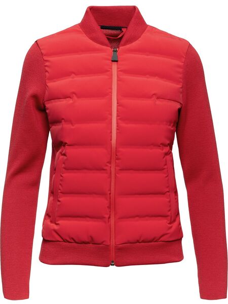  Aztech Mountain Dale Of Aspen Panelled Knitted Jacket - Red 