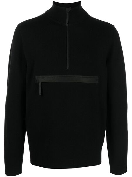  Aztech Mountain Half-zip Roll Neck Sweater - Black 