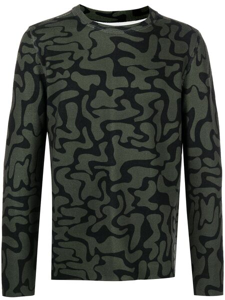  Aztech Mountain Matterhorn Crewneck Jumper - Green 