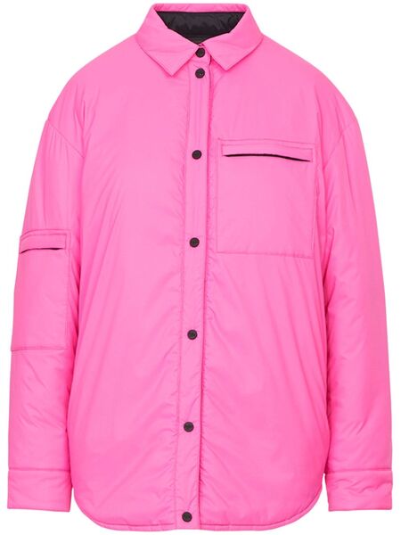  Aztech Mountain Pillow Padded Shirt Jacket - Pink 