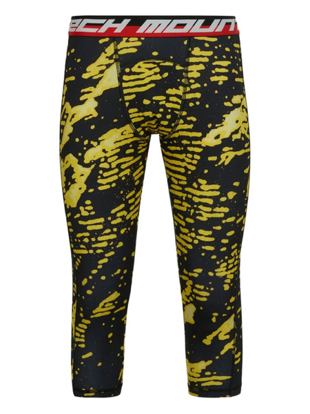 Aztech Mountain Printed Performance Leggings - Black 