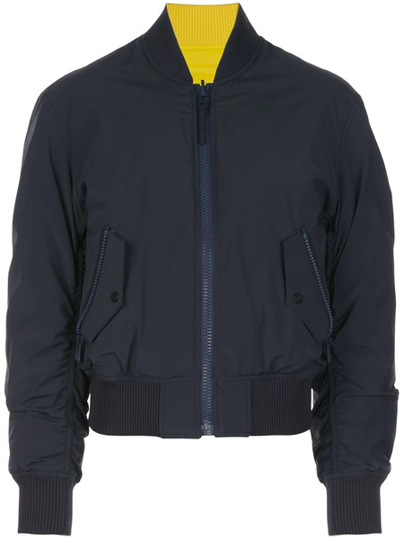 Aztech Mountain Silver Queen Reversible Bomber Jacket - Blue 