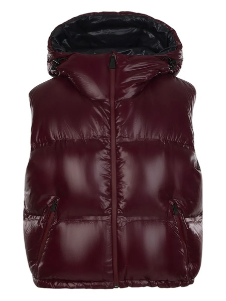  Aztech Mountain Snowbird Hooded Gilet - Red 