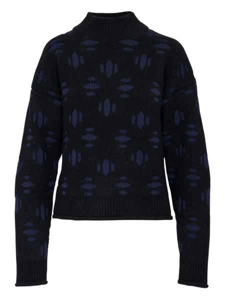  Aztech Mountain Snowflake Sweater - Black 