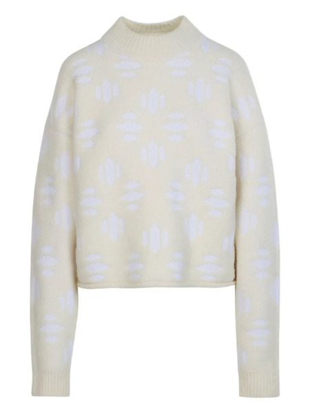  Aztech Mountain Snowflake Sweater - Neutrals 