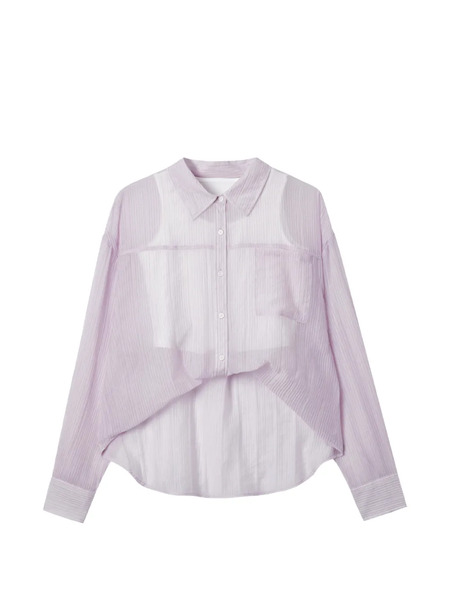 B+ab Balloon-sleeve Shirt - Purple 