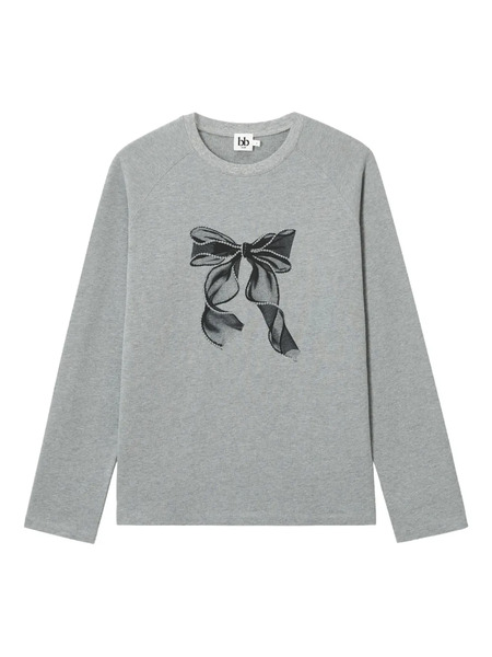  B+ab Bow-print Sweatshirt - Grey 