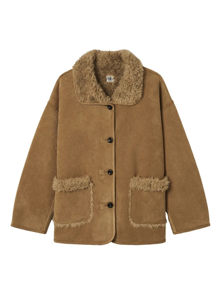  B+ab Buttoned Jacket - Brown 