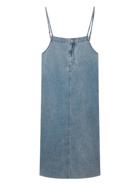  B+ab Denim Slip Dress - Blue 