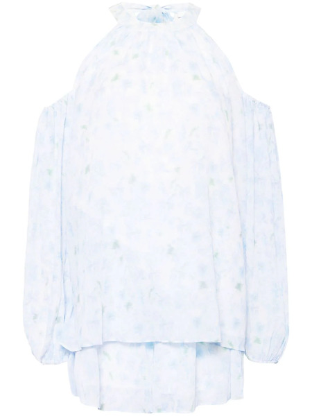  B+ab Floral-print Shorts Set - Blue 