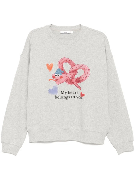  B+ab Graphic-print Sweatshirt - Grey 