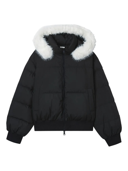  B+ab Hooded Puffer Jacket - Black 