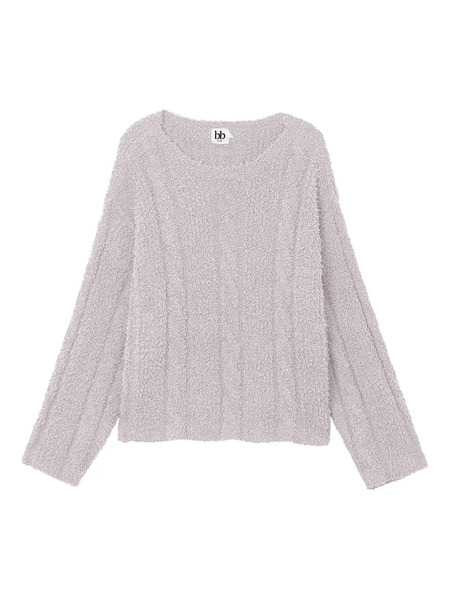  B+ab Long-sleeve Sweater - Purple 